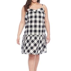 True craft checkerd dress